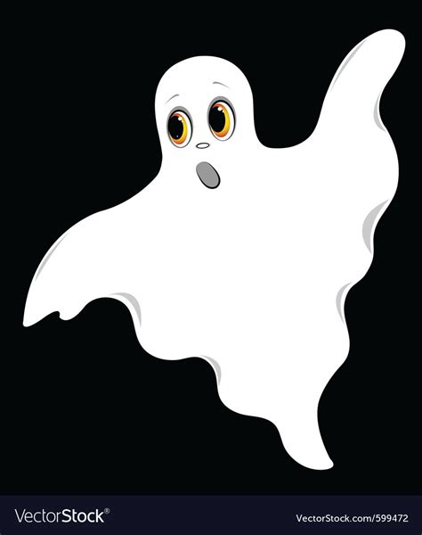 Flying Ghost Royalty Free Vector Image Vectorstock