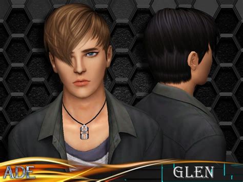 Ade Glen By Ade Darma By The Sims Resource Sims 3 Hairs