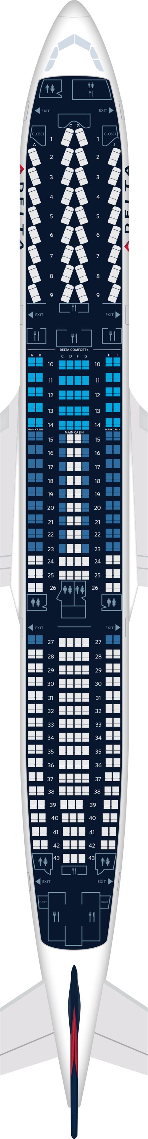 Delta Airbus Industrie A333 Jet Seating Chart Elcho Table