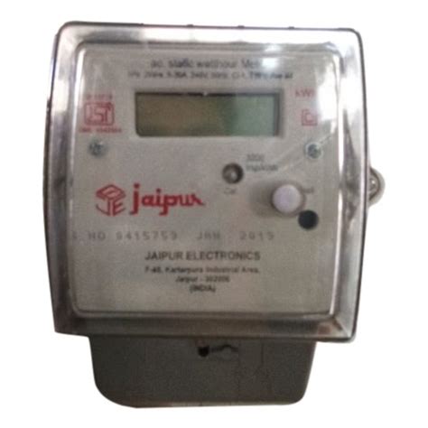 Jaipur Single And Three Phase Multifunction Static Electric Meter At Rs