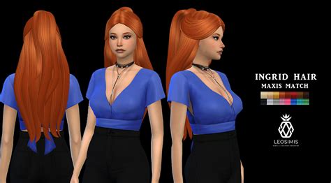Sims 4 Hairs Leo 4 Sims Missy Hair Recolored Vrogue