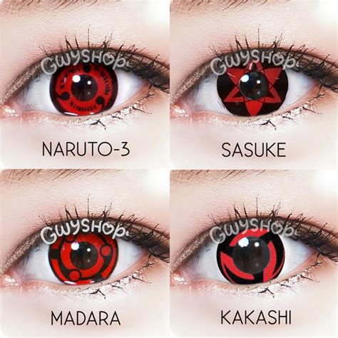 Naruto Contacts Sharingan
