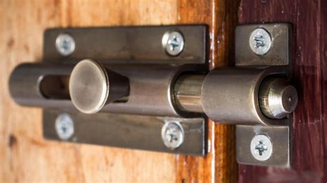 How To Fit A Sliding Bolt Or Barrel Bolt To A Door In Your Home Diy
