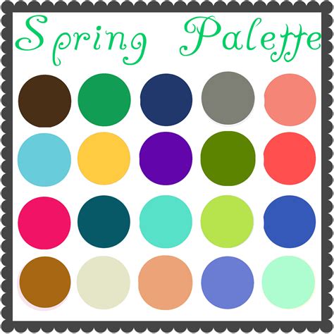 Color Palette Spring — Tiffany Cook Style