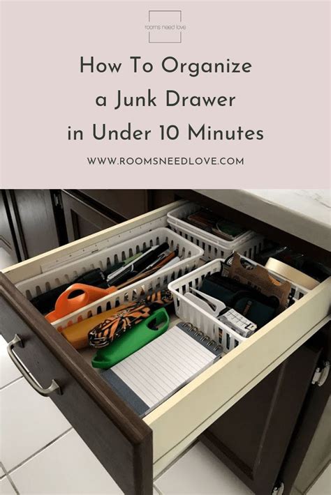 How To Organize A Junk Drawer In Under 10 Minutes Rooms