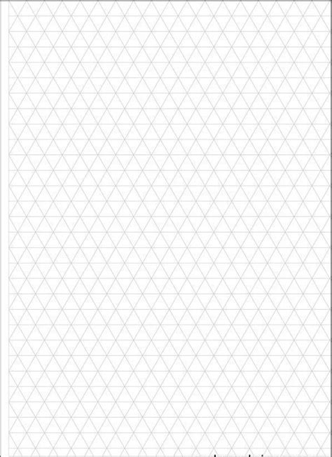 Free Printable Isometric Graph Paper Template Print Graph Paper