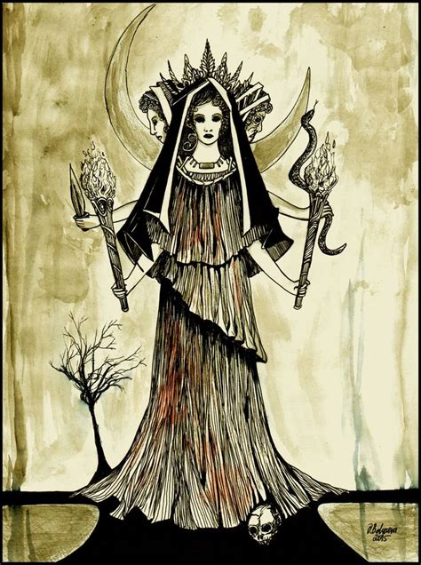 Hekate The Goddess With Three Faces Hecate Goddess Hekate Hecate