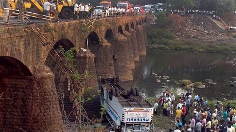 37 Dead After Bus Falls Off Bridge In India