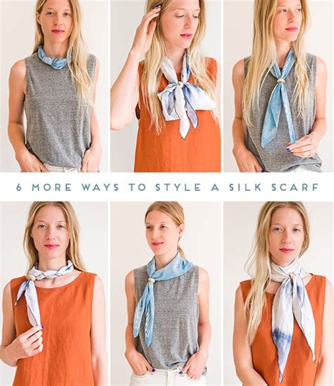 Style Files 6 More Ways To Style A Silk Scarf Paper And Stitch