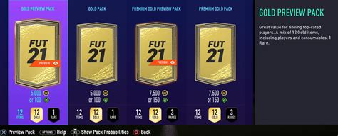 Breaking Fifa 21 Preview Packs Set To Be Introduced In New Look