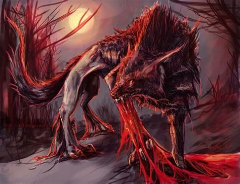Wolf Beast 2 With Images Shadow Creatures Big Bad Wolf Demon Wolf