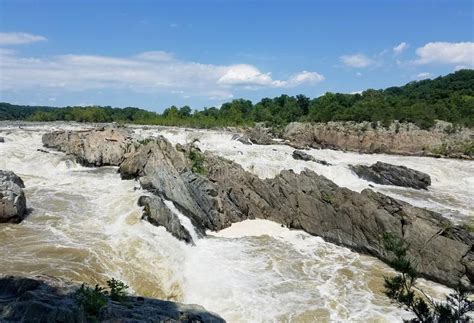 The Potomac River At The Great Falls Virginia Stock Image Image Of