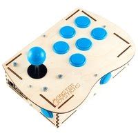 Plywood Deluxe Arcade Controller Kit For Raspberry Pi Ice Blue