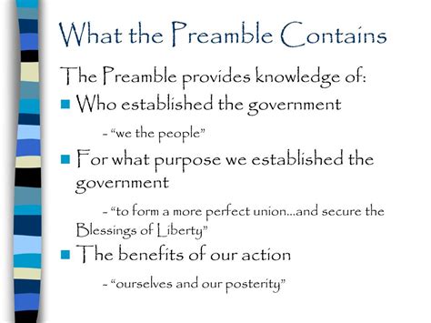 Ppt Preamble To The Constitution Powerpoint Presentation Free