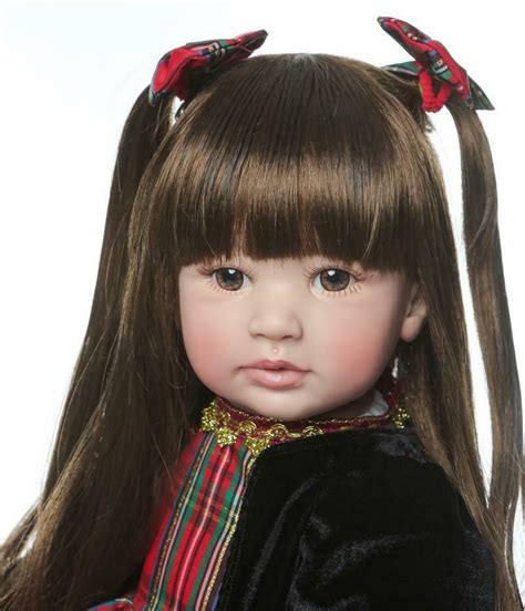 Dolls with long hair for toddlers. Reborn Toddler Girls Dolls Looks Real Soft Silicone Baby ...