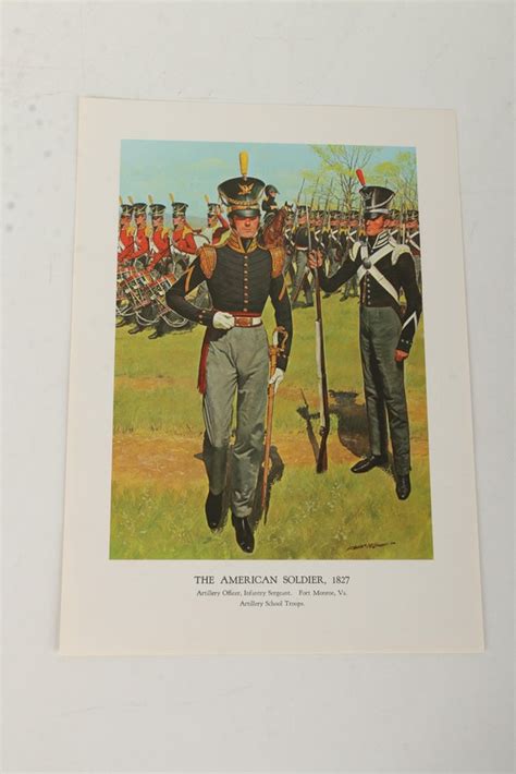 Collection Of Vintage Prints From The American Soldier Series Issued