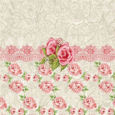 36 Vintage Rose Wallpaper Pattern