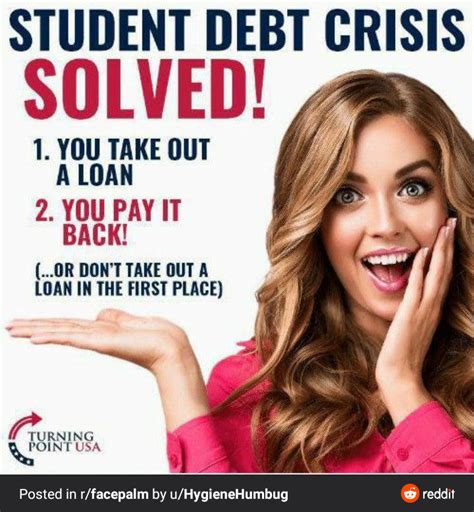 College Student Loan Debt Meme Art Scalawag