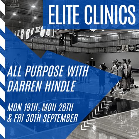 Darren Hindle Elite Spring Clinics Tickets Broadmeadows Basketball