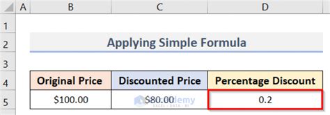 How To Calculate Discount Rate In Excel 3 Quick Methods