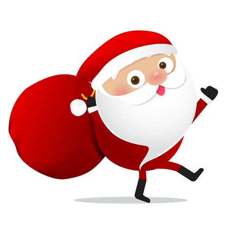 Don't forget to link to this page for attribution! Happy Christmas character Santa claus cartoon 026 ...