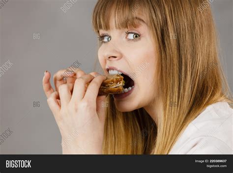 Young Woman Eating Image And Photo Free Trial Bigstock