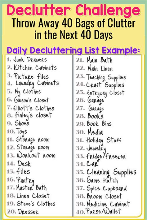 Declutter Challenge 40 Bags In 40 Days Does This Decluttering