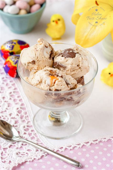 easy no churn cadbury creme egg ice cream recipe fuss free flavours