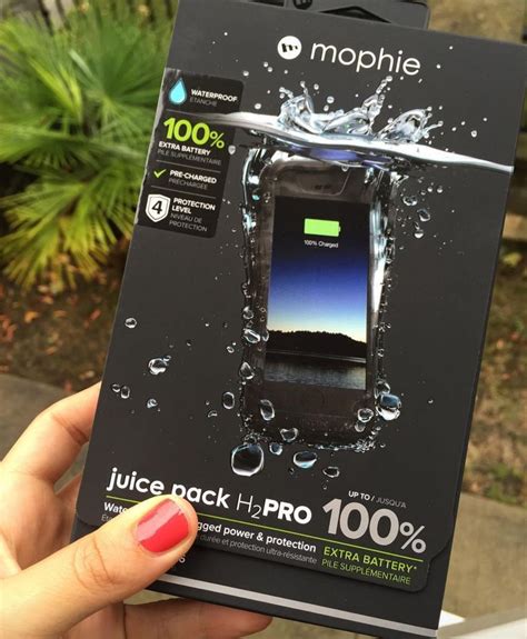 Mophie Juice Pack H2pro Waterproof Battery Case For Iphone 6 6s New