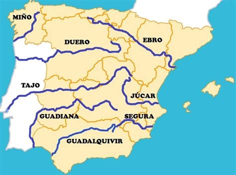 Principales ríos de España con mapa Saber es práctico