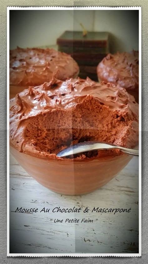 Mousse Au Chocolat Mascarpone