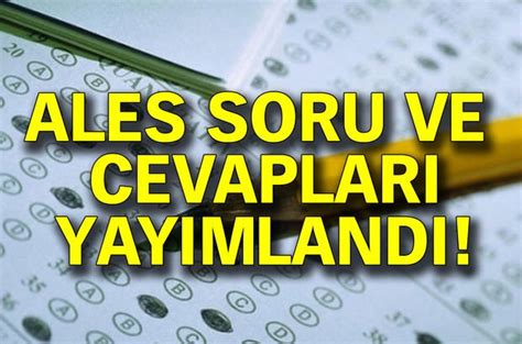 Ösym'nin sınav takviminde yer alan tarihe göre ales/3 sınav sonuçları 20 aralık 2018 tarihinde açıklanacak. ALES soru ve cevapları yayımlandı! ÖSYM 2018 ALES ...