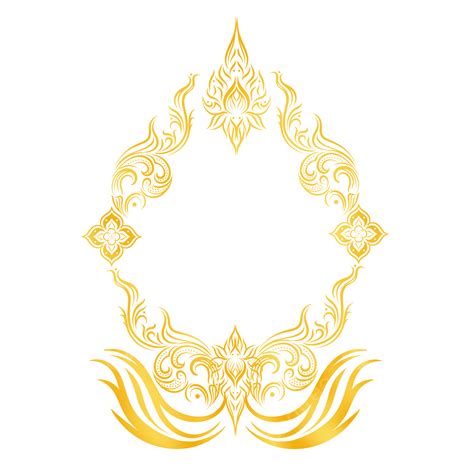 Golden Gold Ornament Pattern Pattern Ornament Gold Png Transparent