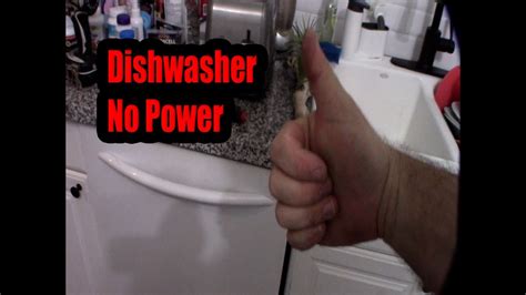 Kitchenaid Dishwasher No Power No Lights Troubleshooting Repair Fuse