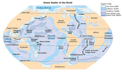 Ocean Map Depth Wayne Baisey