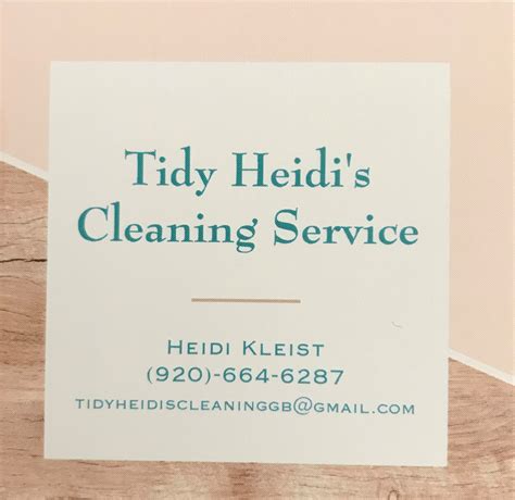 Tidy Heidis Cleaning Service