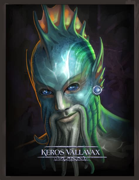 Oc Art Keros Vallavax Triton Sorcerer Of Terra Marine Dnd