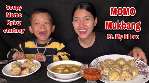 Momo Mukbang Ft My Lil Bro ️ ️ Nepali Dumplings🥟🥟spicy Chutney🔥🔥 Its Me Aarati Youtube