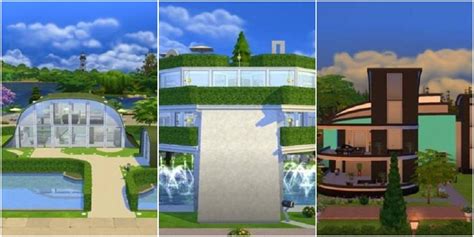 The Sims 4 Speed Build Futuristic House Youtube