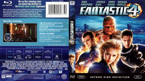 Fantastic 4 2005 Blu Ray Cover And Label Dvdcovercom
