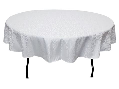 80 Round Tablecloth Crystal Pattern Valley Tablecloths