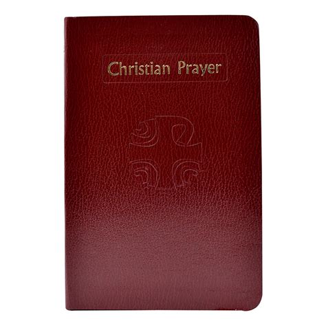 Christian Prayer One Volume Edition Liturgy Of The Hours Prayer