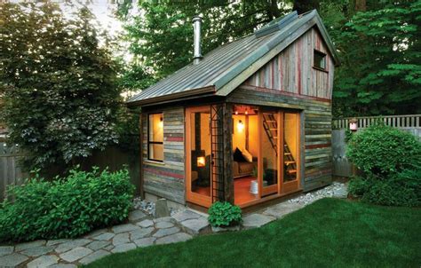 Small Guest House Backyard House Backyard Sheds Backyard Retreat