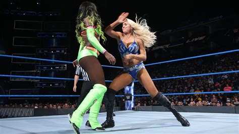 Charlotte Flair Vs Becky Lynch Vs Naomi Vs Tamina Winner Faces Natalya For The Smackdown