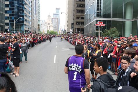 Photos Taken At The Toronto Raptors Parade Seneca Journalism