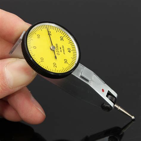 Dial Test Indicator Precision Metric with Dovetail rails Dial Indicator 0 0.8mm/0.01mm Dial Test 