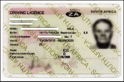 Fake South African Drivers License Template Usebom