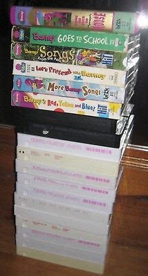 Rare Barney Friends Vhs Tapes Huge Lot 17 Collectible HTF VTG