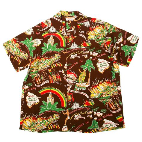 Tropical themes hawaiian shirts are a wonderful staple for a summer wardrobe. Sun Surf Mens SS33324 Hawaiian Brown Regular Fit Short ...