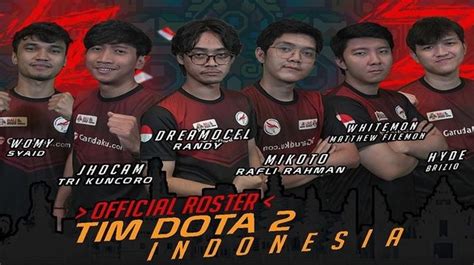 Inilah Squad Timnas Dota 2 Indonesia Untuk Iesf World Esports